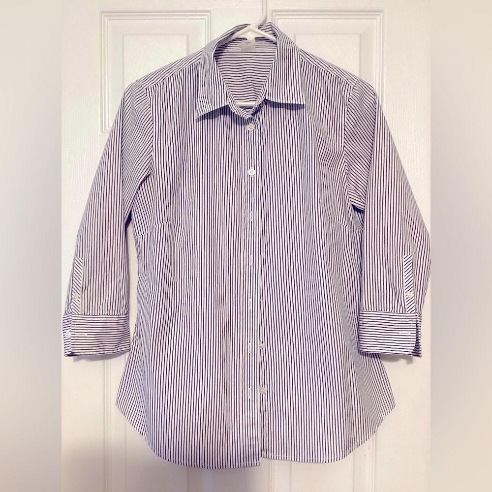 J.Crew Women’s Button Down Striped Blouse